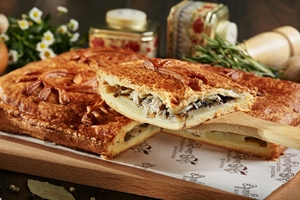 Пирог свинина, грибы, картофель - фудмаркет «Ватрушка» Пирог свинина, грибы, картофель