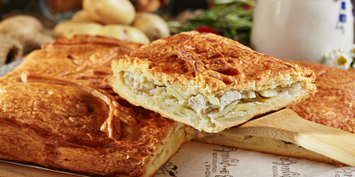 Пирог с курицей и картофелем - фудмаркет «Ватрушка» Пирог с курицей и картофелем